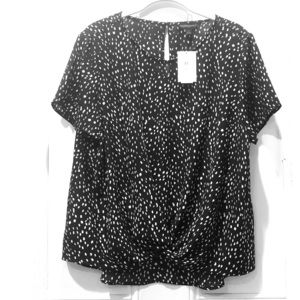 Banana Republic gathered front blouse NWT